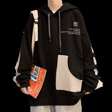 7XL-M大码连帽卫衣男2023秋季新款潮港风休闲上衣加肥加大码控98,男装卫衣,钱塘717(原712)