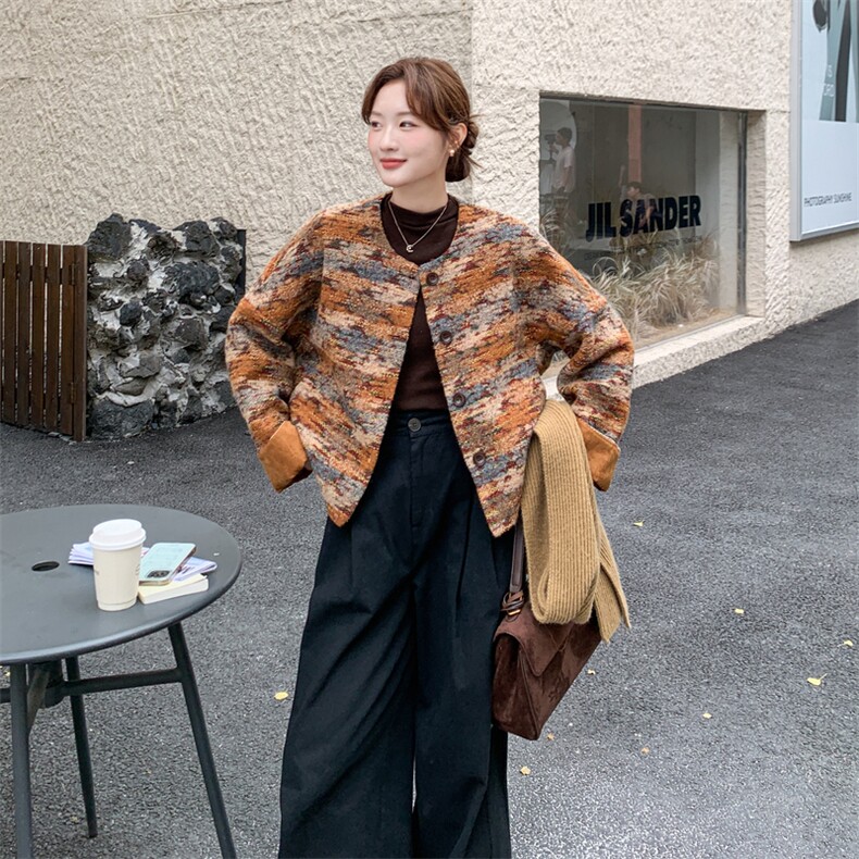 新款毛呢夹棉外套2c0959168p185k278,女装毛呢外套,2C095