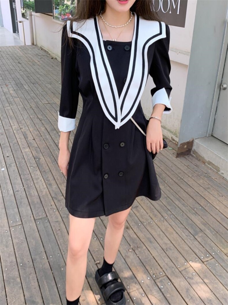 秋季新款韩版时尚洋气连衣裙！，女装连衣裙，蜜雪·薇琪