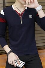 款8304秋装长袖t恤男士上衣服潮牌大码宽松印花青少年，男装T恤，电商D310（原电商305）