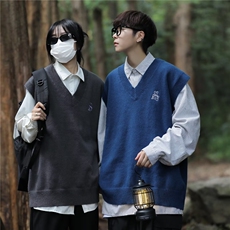 毛衣情侣针织马甲背心春秋新款男女针织衫M3113P40，男装针织衫/毛衣，星座1116-2