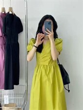 香丽迪2022年夏季新款拼接连衣裙女针织短袖圆领修身高腰，女装连衣裙，香丽迪1