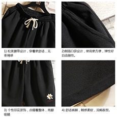 MK37059-P15冰丝短裤男士大码宽松休闲五分裤男运动中裤砖墙挂拍，男装休闲裤，电商A040A