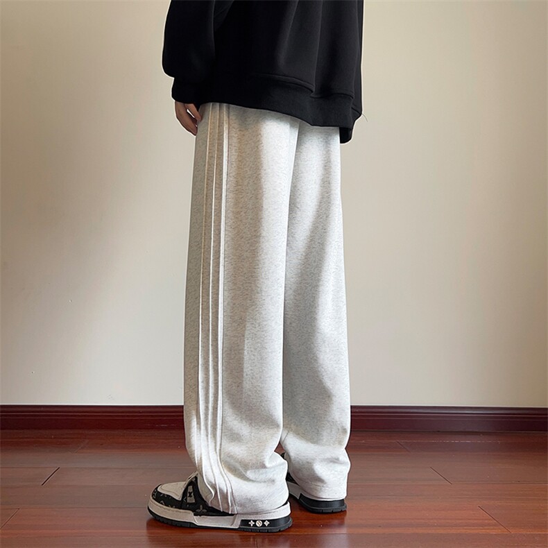 供抖音高品质现货加绒男裤子阔腿416B-1-KL2301-P55限78加绒P65,男装卫衣,星座416B-1