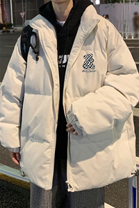 秋冬新款韩版加厚保暖立领宽松棉服外套男MY62023 P115控138图片