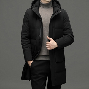 BNA2197钱塘2020-2冬季厚款中年男士有帽商务休闲新款羽绒服P330图片