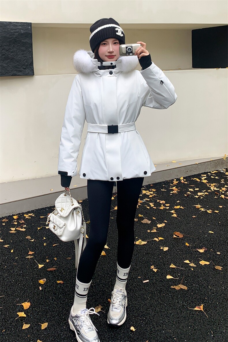 【】加厚保暖冲锋衣羽绒服狐狸毛领2B153/023/P425/K505,女装羽绒服,2B153