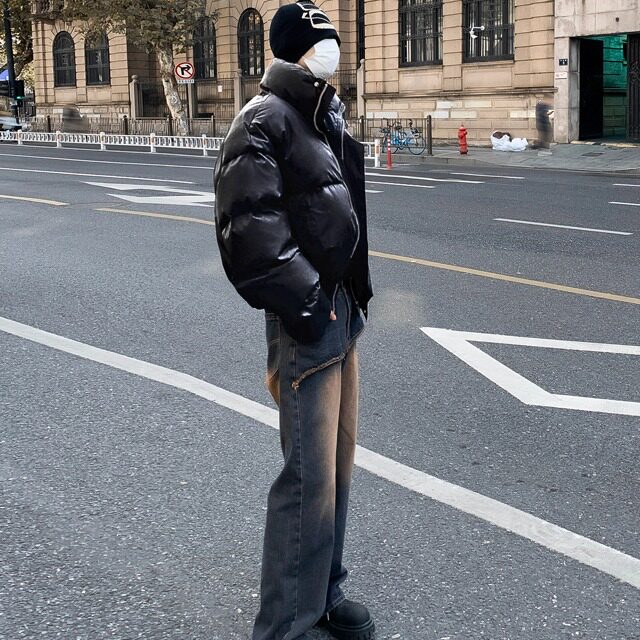 冬季加厚男款棉服保暖冬装宽松百搭棉衣面包服外套纯色棉袄Y134,男装棉衣,星座506