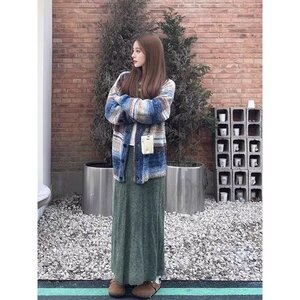 阔腿裤自然腰毛衣外套男春秋日系复古针织衫ins流行长裤时尚常规图片