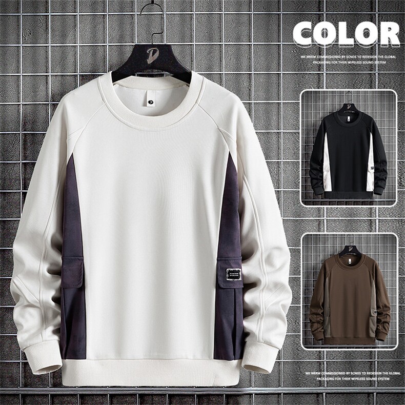 现货6508-P43大码控79春季大码宽松男士卫衣，男装卫衣，星座209