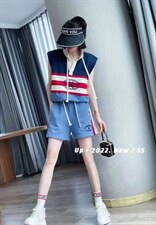 性感绣花拼色套装2226,女装职业装,谷斯(1F)