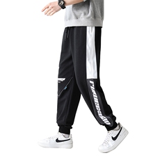 7XL-M休闲运动卫裤男2023春季新款加肥加大码长裤休闲裤束脚裤潮，男装休闲裤，钱塘717(原712)