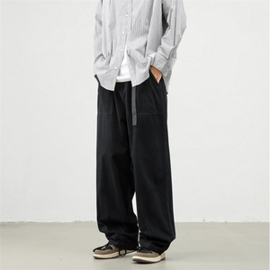 新款卡扣水洗工装休闲裤大码M~5XL XZ604-KG60-P50控68图片