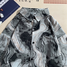 特批P25无差价夏季风透气凉感时尚冰丝男休闲短袖衬衫CD892，男装衬衫，电商A001-1