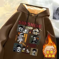 1506-1/WLY1251/P37衣男连帽季ins港风宽松潮牌字母印花百搭外套，女装短外套，星座1506-1