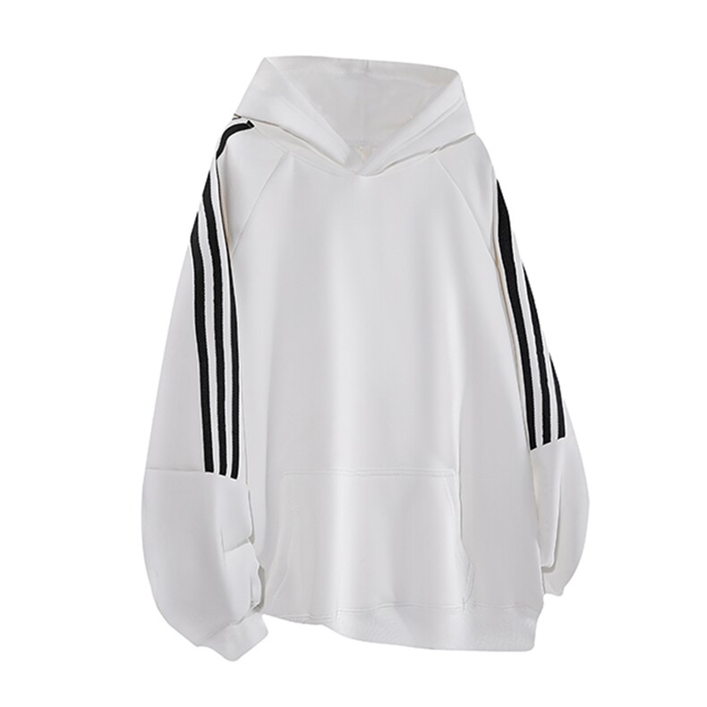 抖音得物高品质支持退换480克全棉加绒加厚宽松织带连帽卫衣CM04，男装卫衣，电商A486