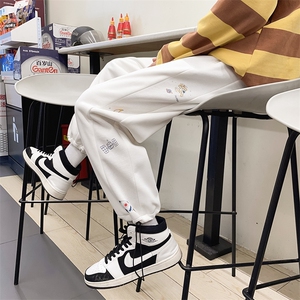 加绒休闲裤直筒抽绳B342-K6363-P50图片