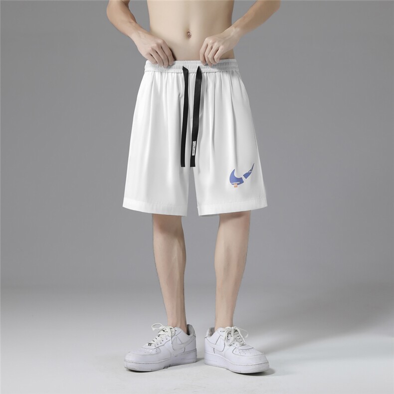夏季2023新款冰丝短裤男潮流百搭五分潮牌运动裤DK01-特批25,男装休闲裤,星座718-1