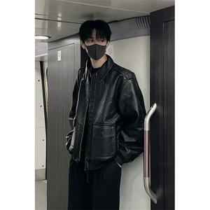 网图现货 加厚加棉皮衣 飞行员外套 1209-1-JK19-P90 主推可谈图片