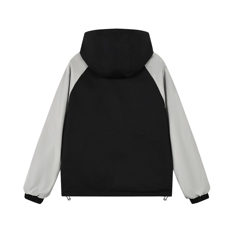 J9869-P70新款拼色户外运动防风服双面穿夹克连帽外套,男装夹克,星座617A-2