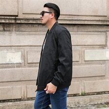 XL-8XL春秋新款立领外套男士夹克上衣宽松衣服加肥大码1915款，男装夹克，星座802