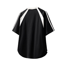 领口拼色大码M-5XL印花短袖T恤男：表面100%棉DX78026P50控78，男装T恤，星座227-7