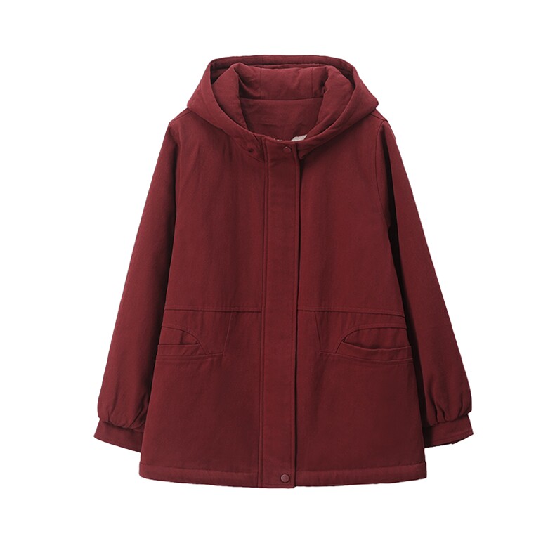 时尚加绒保暖女装派克服外套显瘦百搭冬季必备单品,女装派克服,韩派