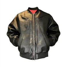 抖音得物高品质美式高街复古老钱风PU皮夹克外套男女短款机车皮衣，男装夹克，电商A486