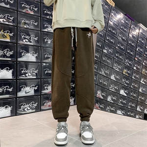 2025冬季新款欧棉绒加绒加厚保暖束脚棉裤A316-1-K1205P68控85图片