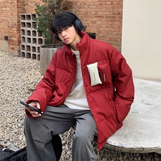 MY606-2025冬季新款棉服保暖面包服运动休闲潮牌外套-网络图，男装棉衣，星座1002-2