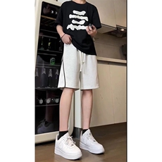 夏季美式高街hiphop运动五分裤短裤货号DK2415P35《抖音品质》，男装牛仔裤，电商A063