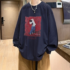抖音得物供货量大从优可提供视频美式长袖T恤CT799特P25，男装T恤，电商A486-1