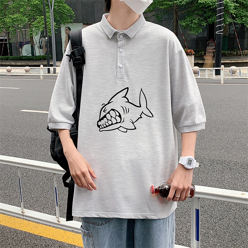 PL57041-P35翻领短袖polo衫男大码胖子半袖t恤男有领保罗衫,男装Polo衫,电商A040