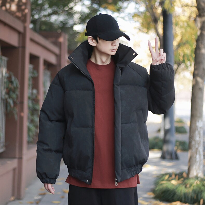 图脏脏服冬季短款棉衣外套立领宽松面包服MY60/P85/118,男装棉衣,星座1412-2