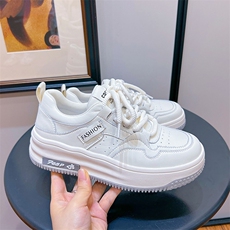 真皮小白鞋女鞋2023秋季新款增高厚底鞋休闲鞋女平底百搭鞋子女款，女鞋休闲鞋，电商A223