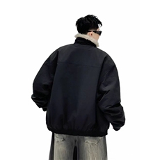 (网图)复古鹿皮绒座山雕棉服潮牌情侣百搭保暖棉服313B-PM08-P115，男装棉衣，星座313B