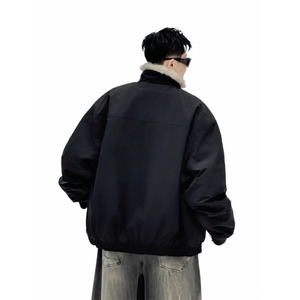 (网图)复古鹿皮绒座山雕棉服潮牌情侣百搭保暖棉服313B-PM08-P115图片