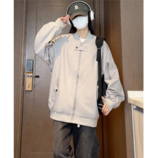 光板得物\唯品\抖音二开高品质防水棒球领冲锋衣夹克F360P55，男装夹克，电商A247
