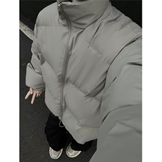 冬季2024短款宽松面包服男装美式棉衣冬装羽绒棉袄外套潮S370-P98，男装棉衣，电商A233-1