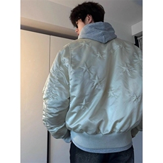 【有货】刺绣飞行员工装夹克棉衣棉服棒球服外套MY8160特P88，男装棉衣，星座908-1