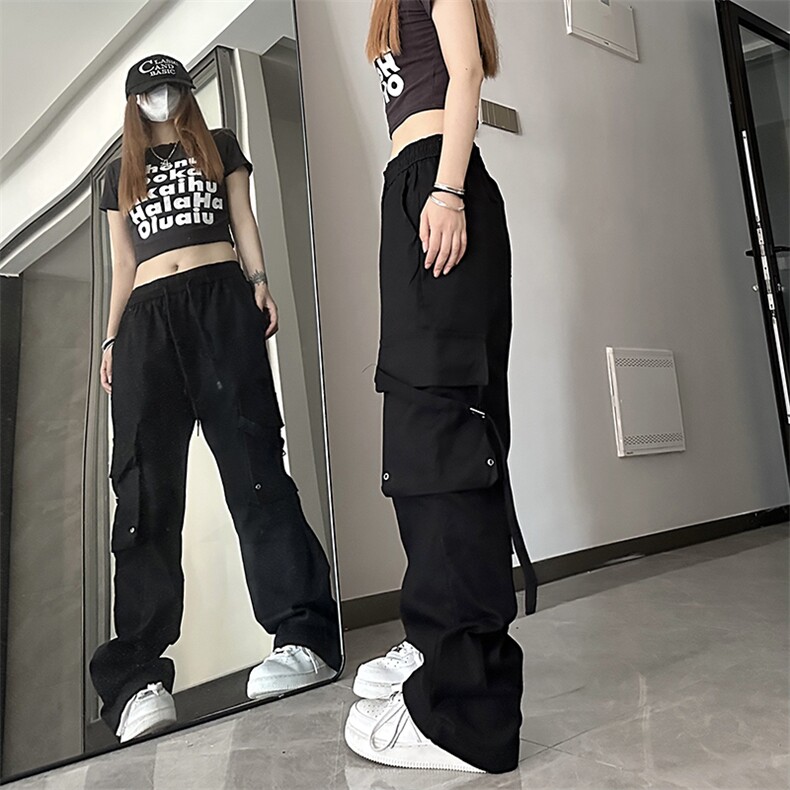 B221秋冬新款美式ins高街小众休闲弹力工装裤LK22055-P65控88,男装休闲裤,电商B221