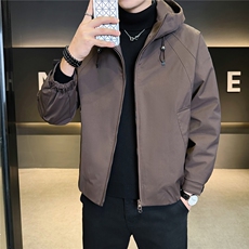 二棉B3538823P1552025灰冬季新款保暖夹克棉衣冲锋衣加厚外套，男装夹克，电商B353