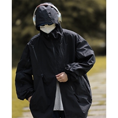秋季连帽风衣机能冲锋衣工装vintage美式夹克外套男ins潮JK18-P59，男装夹克，星座1008