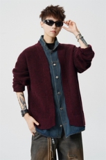 8724-P802025年秋冬新款休闲毛衣男士时尚长袖宽松针织衫上衣，男装针织衫/毛衣，电商A113