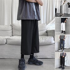 新款男士宽松休闲百搭运动时尚潮流八分裤1211-特批20，男装休闲裤，星座718-1
