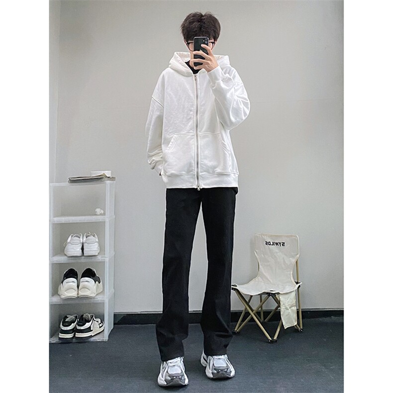 B221美式ins高街暗黑小众修身弹力休闲牛仔裤LK23010-P60控78,男装牛仔裤,电商B221