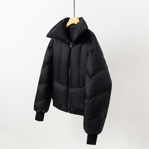 1小众设计盔甲白鸭绒潮流大码M-5XL夹克式羽绒服YR77928P198控298图片