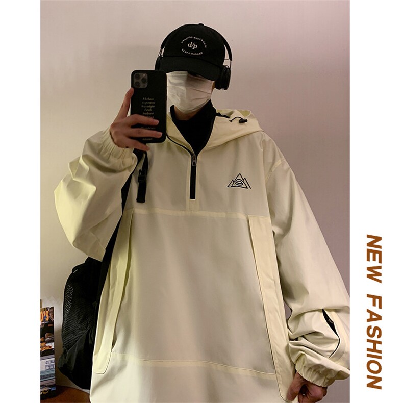 冬新户外运动防水防风滑雪服男加绒内里中性风套头外套M79-P120,男装棉衣,电商A001-1