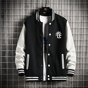 秋季新款棒球服卫衣大码宽松潮流夹克外套XZ102A-4-Q8989-P55