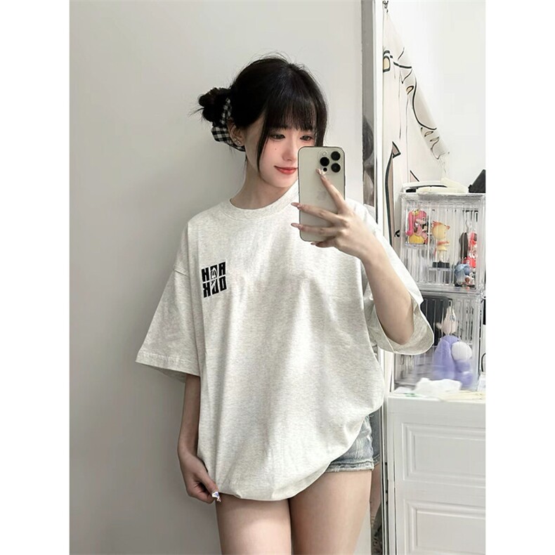 万针全刺绣工艺抖音得物高品质260克重磅纯棉双纱美式高街短袖T恤,男装T恤,电商A486